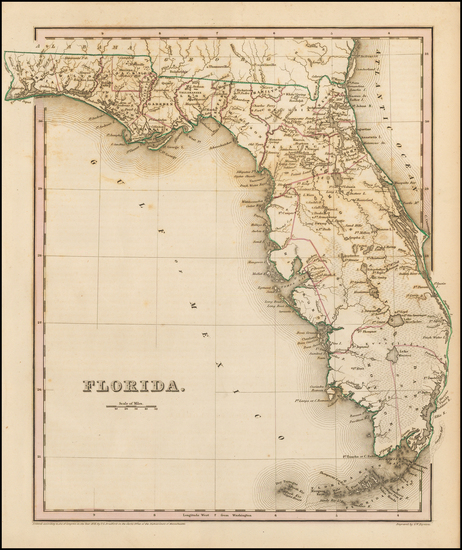 12-Southeast Map By Thomas Gamaliel Bradford