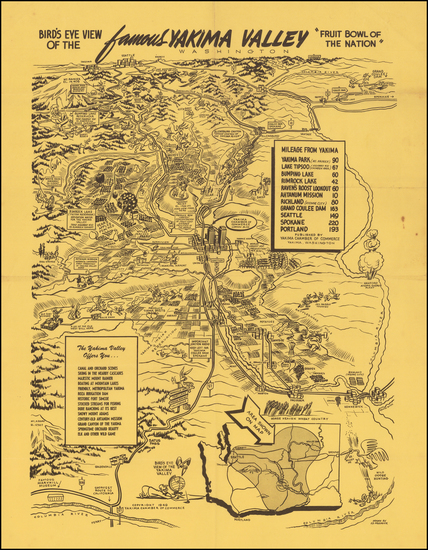 8-Washington and Pictorial Maps Map By Ed Pranger