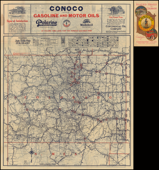 100-Rocky Mountains and Colorado Map By Rand McNally & Company