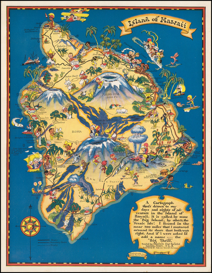 76-Hawaii and Hawaii Map By Ruth Taylor White