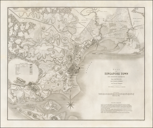 24-Southeast Asia, Singapore, Indonesia and Malaysia Map By John Turnbull Thomson