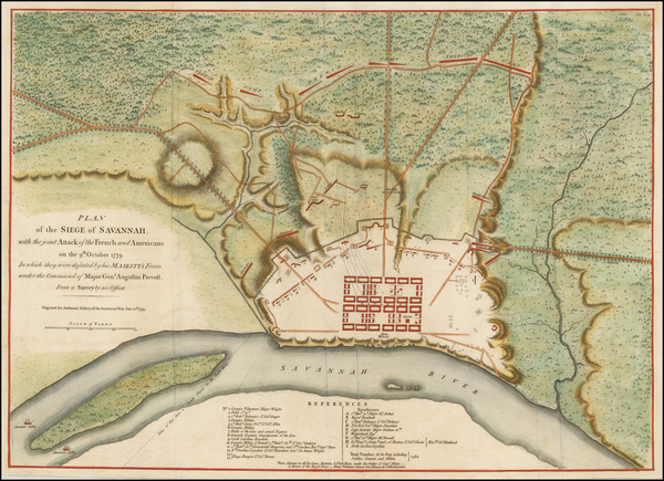 49-Southeast Map By Charles Stedman / William Faden