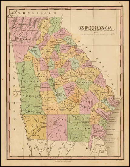 51-Southeast and Georgia Map By Anthony Finley