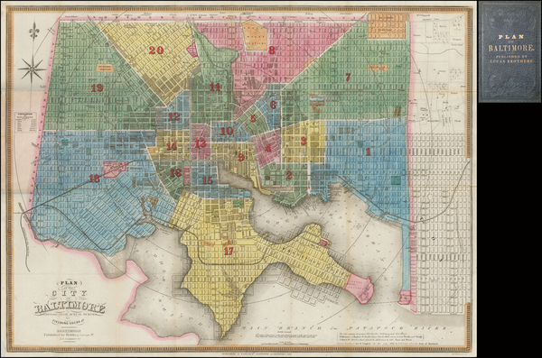 45-Maryland Map By Fielding Lucas Jr.