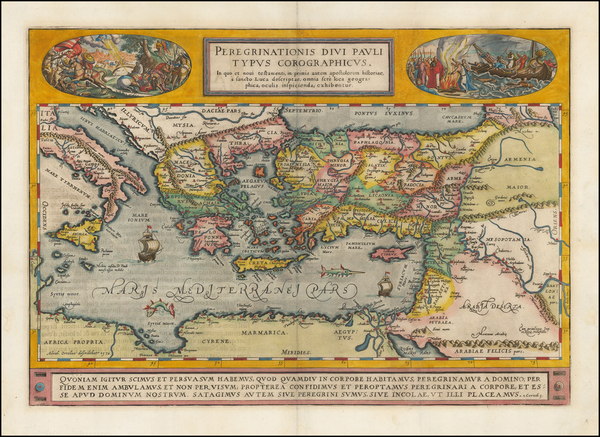 0-Mediterranean, Middle East, Holy Land, Turkey & Asia Minor, Balearic Islands and Greece Map