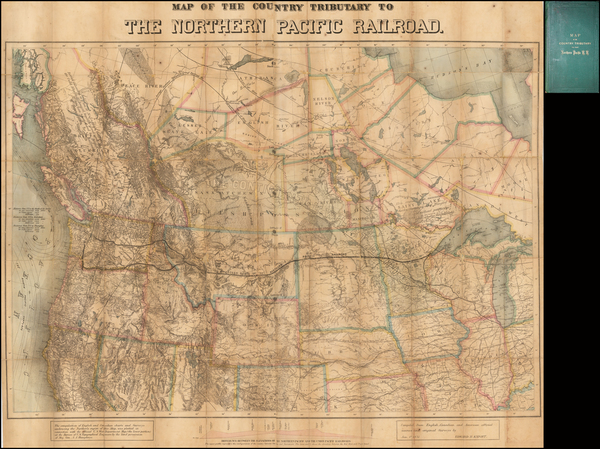 9-Midwest, Plains, Southwest, Rocky Mountains, California and Canada Map By Edward H. Knight