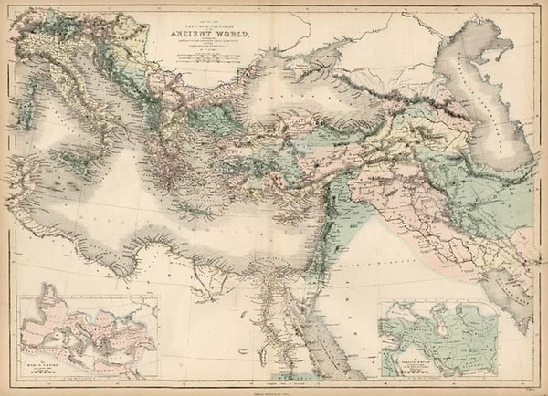 0-Europe, Balkans, Turkey, Mediterranean, Asia and Asia Map By Adam & Charles Black