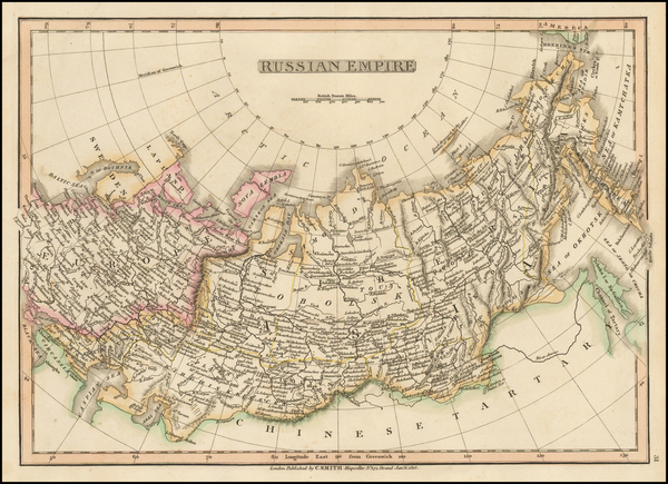 61-Europe, Russia, Central Asia & Caucasus and Russia in Asia Map By Charles Smith