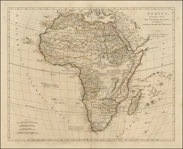 30-Africa and Africa Map By Robert Sayer