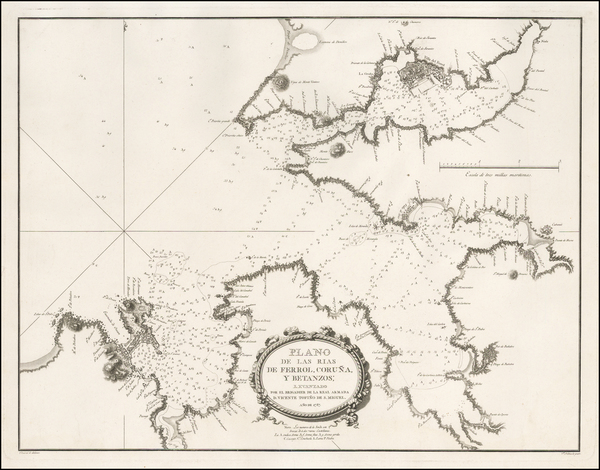 61-Spain Map By Don Vincente Tofiño de San Miguel