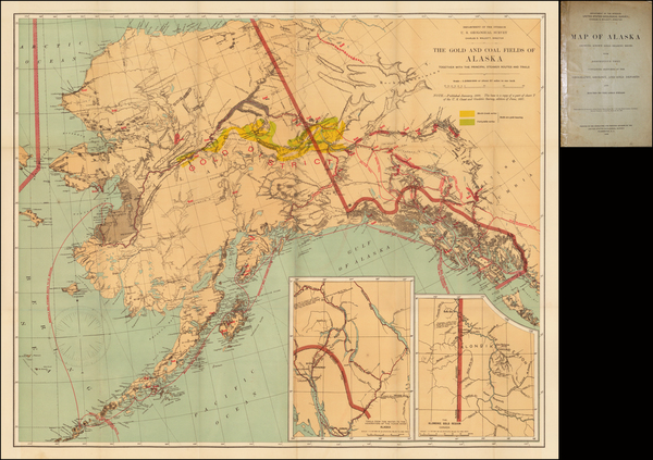 22-Alaska and Canada Map By U.S. Geological Survey