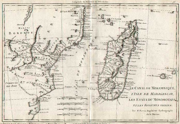 77-Africa and South Africa Map By Rigobert Bonne