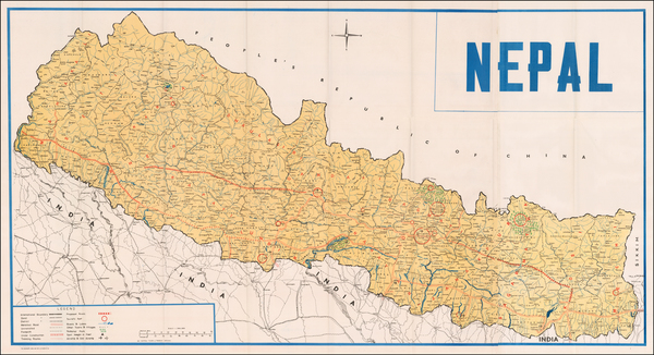 44-China and India Map By Natraj Tours & Travels