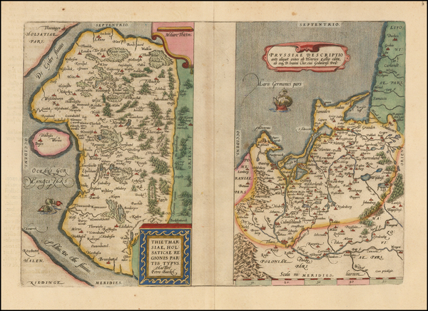 30-Poland and Baltic Countries Map By Abraham Ortelius