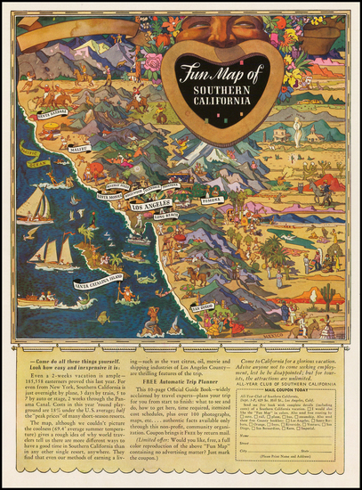 23-Pictorial Maps and California Map By Raymond Winters