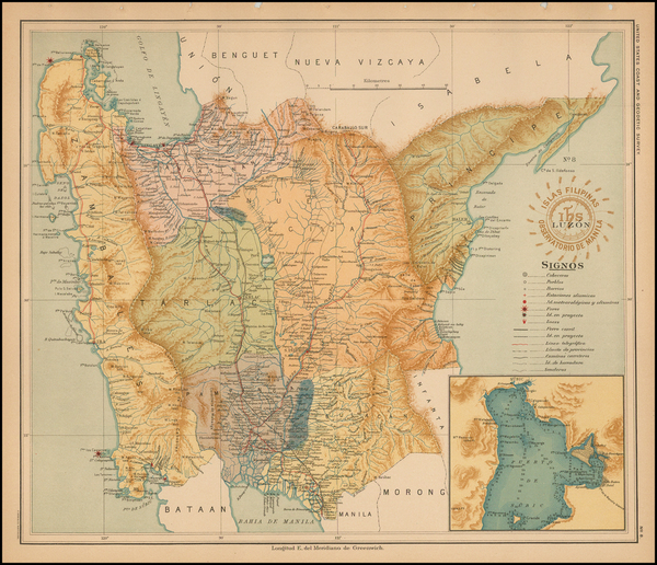 61-Philippines Map By Hoen & Co.