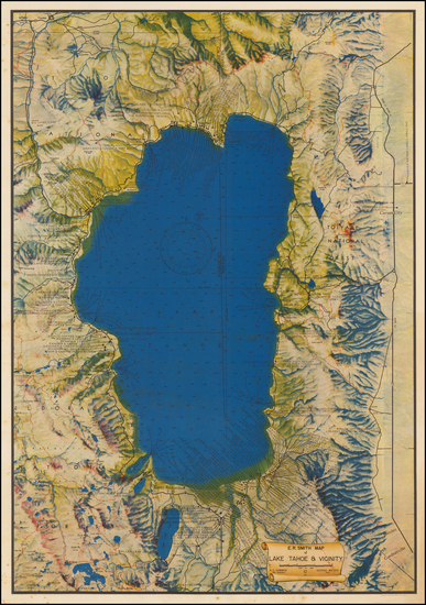 50-California Map By E. R. Smith