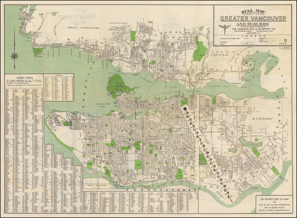 47-Canada Map By Dominion Map and Blue Print Company