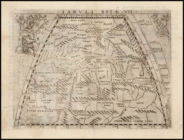 30-Central Asia & Caucasus, Middle East, Persia & Iraq and Russia in Asia Map By Giacomo G