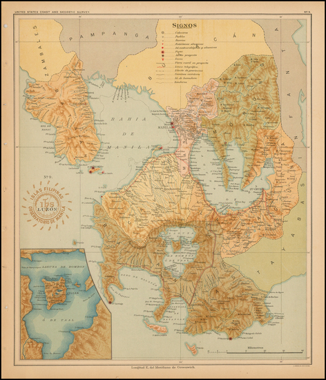 29-Philippines Map By Hoen & Co.