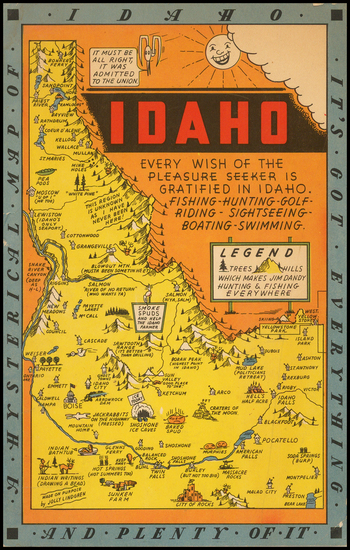 0-Rocky Mountains Map By Lindgren Brothers