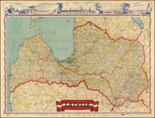 19-Baltic Countries Map By Peeter Mantnieka