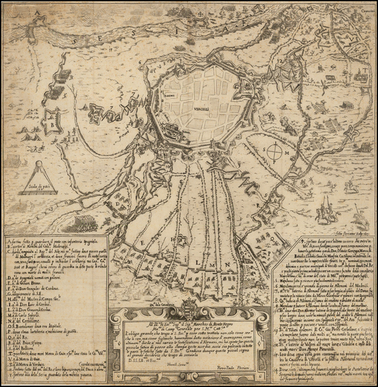 6-Italy, Northern Italy and Other Italian Cities Map By Pietro Paolo Floriani