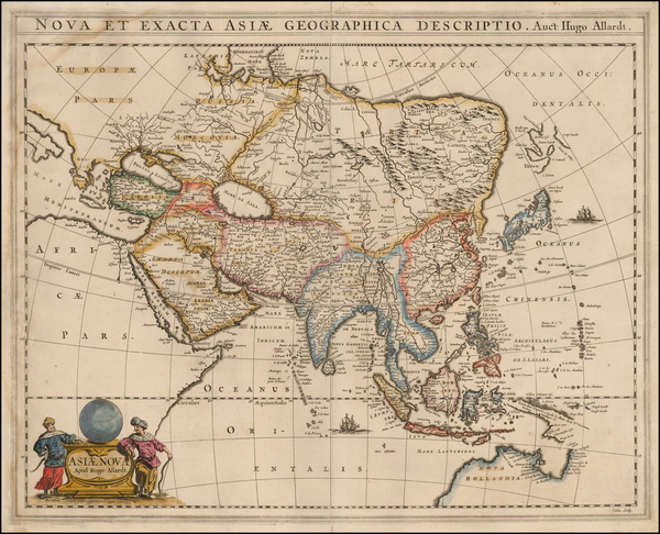 41-Asia and Australia Map By Hugo Allard