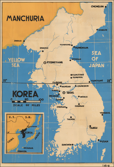 58-Korea Map By Anonymous