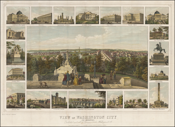 9-Washington, D.C. Map By Casimir Bohn