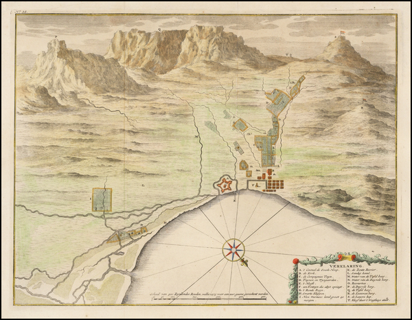 11-South Africa Map By Francois Valentijn