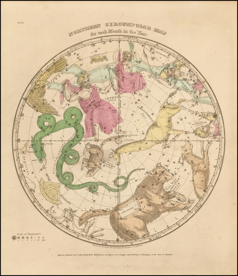 26-Celestial Maps Map By Elijah J. Burritt