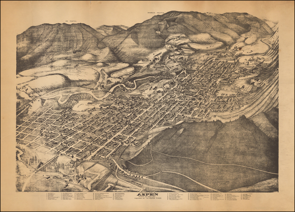 90-Rocky Mountains Map By Augustus Koch