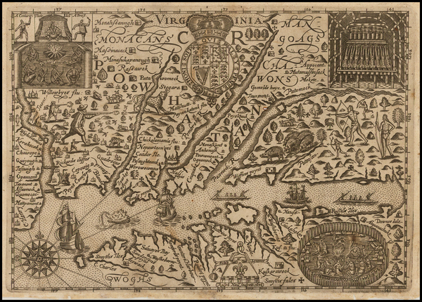 67-Mid-Atlantic, Southeast and Virginia Map By Ralph Hall