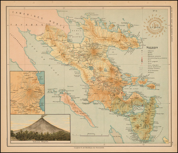 46-Philippines Map By Hoen & Co.