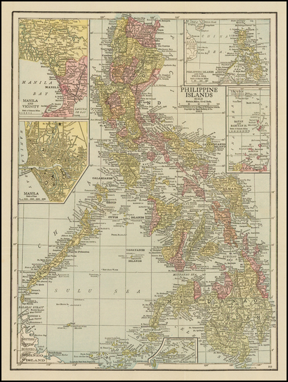 93-Philippines Map By Rand McNally & Company