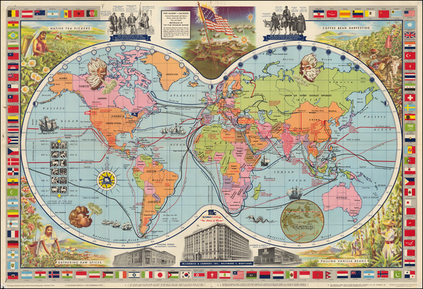 54-World, World and Pictorial Maps Map By McCormick & Company