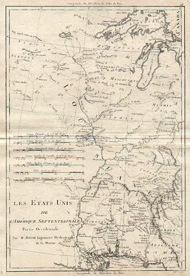 55-South, Midwest, South America and America Map By Rigobert Bonne