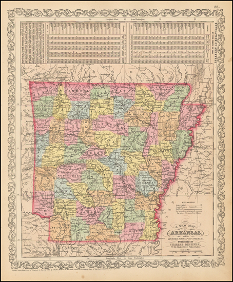 39-South and Arkansas Map By Charles Desilver