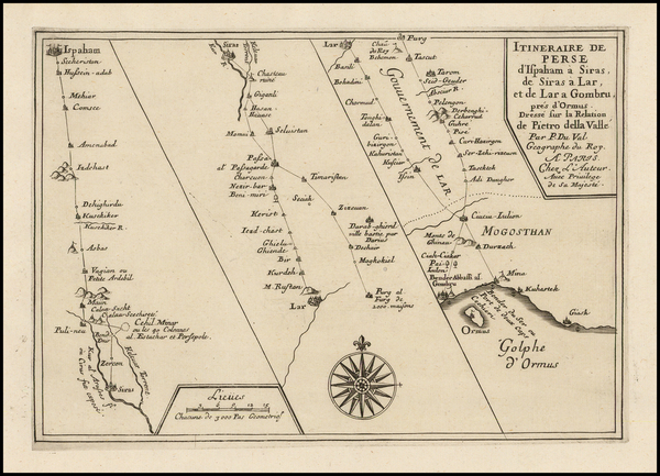 74-Persia & Iraq Map By Pierre Du Val