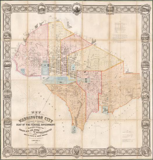 24-Mid-Atlantic and Southeast Map By Albert Boschke