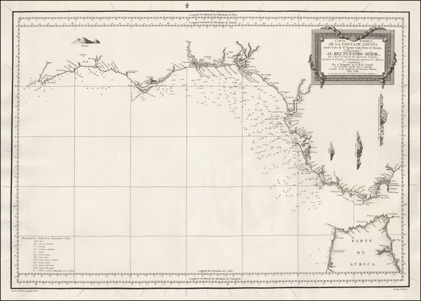 10-Spain and Gibraltar Map By Don Vincente Tofiño de San Miguel