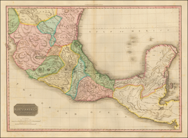 5-Mexico and Central America Map By John Pinkerton