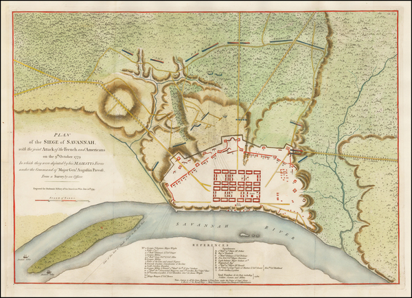 46-Southeast Map By Charles Stedman / William Faden