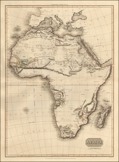 58-Africa and Africa Map By John Pinkerton