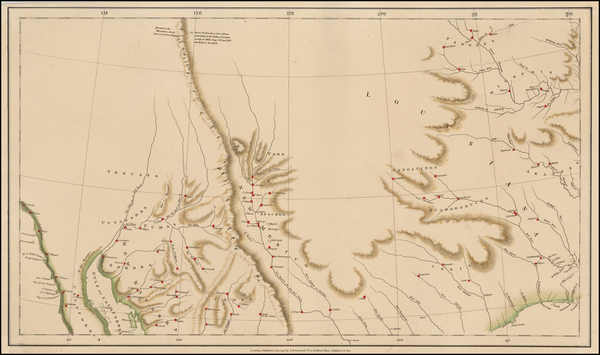 52-Texas, Plains, Southwest, Rocky Mountains and California Map By Aaron Arrowsmith