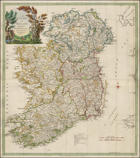 34-Ireland Map By Thomas Kitchin