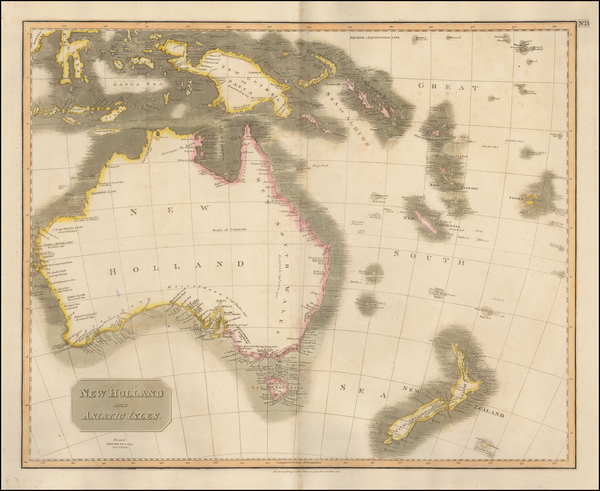 73-Southeast Asia, Australia, Oceania and New Zealand Map By John Thomson