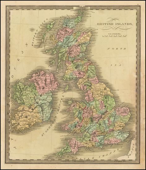 64-British Isles Map By Jeremiah Greenleaf