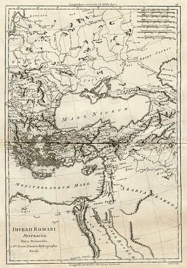 24-Europe, Turkey, Mediterranean, Asia, Turkey & Asia Minor and Greece Map By Rigobert Bonne